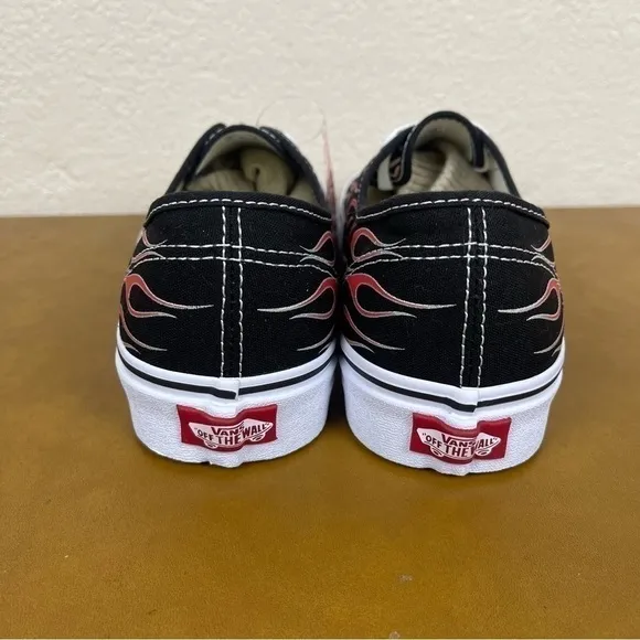 Vans Authentic Mash Up Flame Canvas Sneaker Size 10 Women