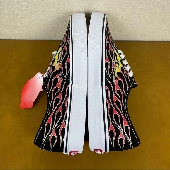 Vans Authentic Mash Up Flame Canvas Sneaker Size 10 Women