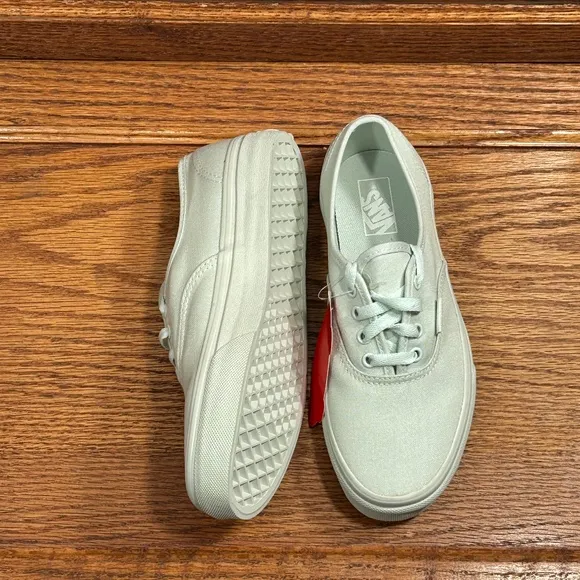 Vans Authentic Mono Canvas Milky Green Shoes