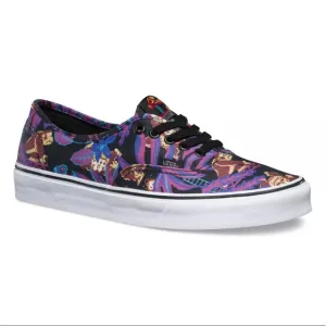 Vans authentic Nintendo donkey Kong print black purple canvas lo top sneakers