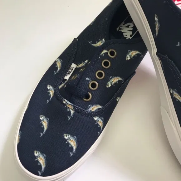 Vans Authentic Outdoors Fish Sz 8 Men