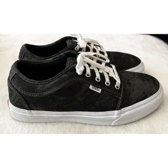 Vans Authentic Pro UltraCush Camo Black Canvas Skateboarding Shoes Mens sz 11.5