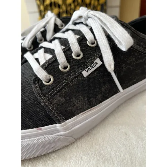 Vans Authentic Pro UltraCush Camo Black Canvas Skateboarding Shoes Mens sz 11.5