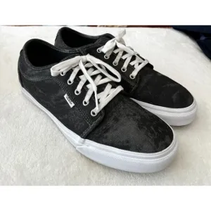Vans Authentic Pro UltraCush Camo Black Canvas Skateboarding Shoes Mens sz 11.5