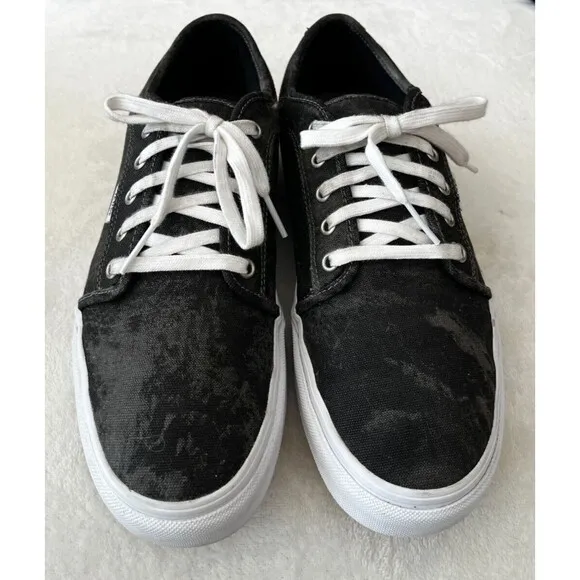 Vans Authentic Pro UltraCush Camo Black Canvas Skateboarding Shoes Mens sz 11.5