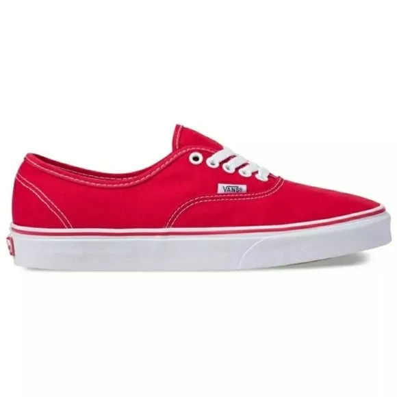 Vans Authentic (Red) UnisexSkate Shoes size men's