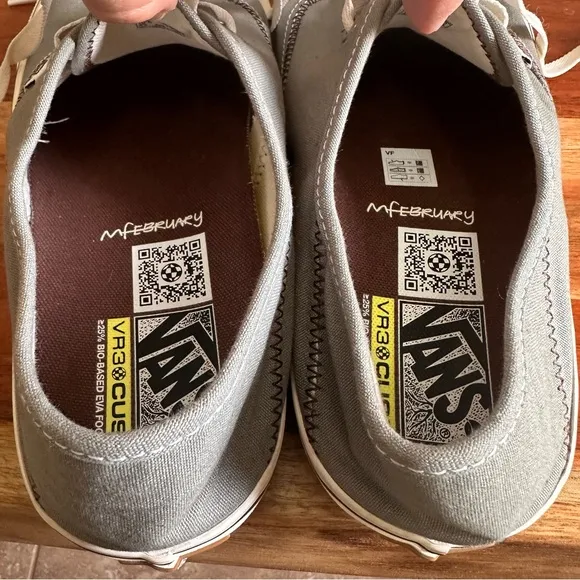 Vans Authentic VR3 SF X Mikey February shoes Grey Excellent EUC Special Edition