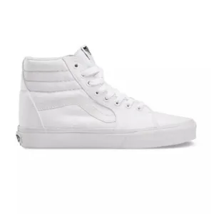 VANS Canvas Sk8-Hi True White Sneaker Shoes NEW Unisex Size M8/W9.5