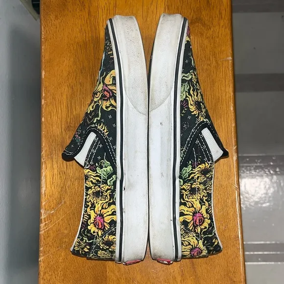 VANS CLASSIC BEAUTY SKULL SLIP-ON UNISEX SHOES MENS 5.5/WOMEN’S 7