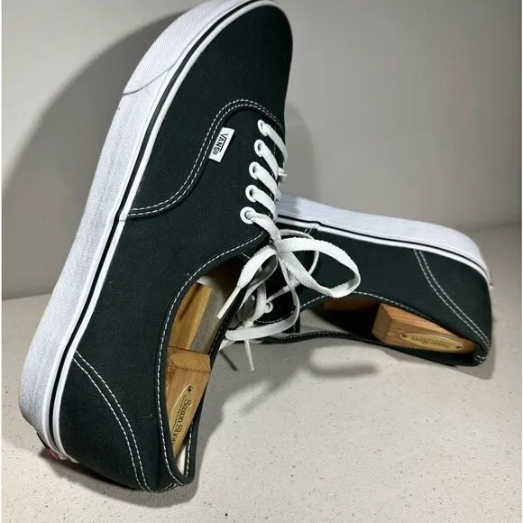 Vans Classic Era Green Casual Skate Shoes Sneakers Mens 13 Canvas