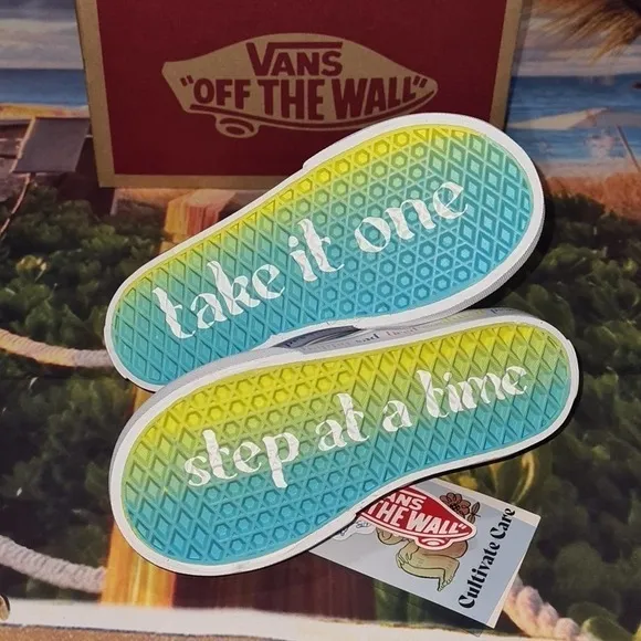 Vans Colorful Era Elastic Lace Shoes Size 8T