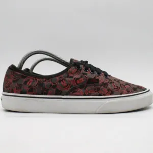 VANS Disney Mickey Mouse Skate Shoes Men's 10 Red Black All Over Print Canvas