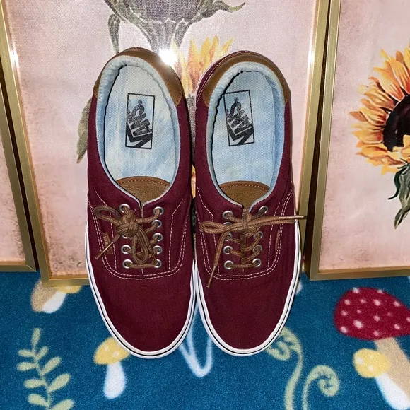 Vans Era 59 C&amp;L Port Royale/Acid Denim Red Shoes size 9