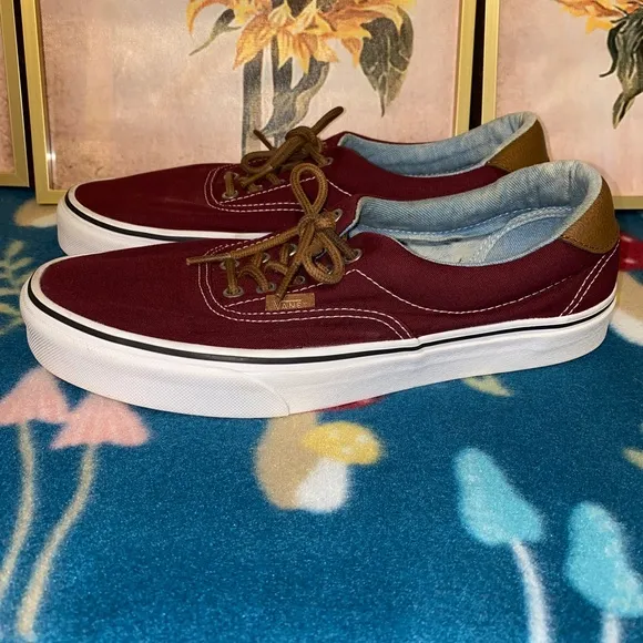 Vans Era 59 C&amp;L Port Royale/Acid Denim Red Shoes size 9