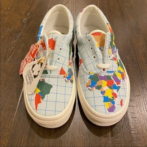 Vans Era Limited Edition Save Our Planet Skate Shoes Size 6.5 Women