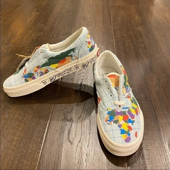 Vans Era Limited Edition Save Our Planet Skate Shoes Size 6.5 Women