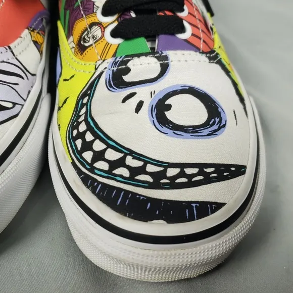 Vans Era Nightmare Before Christmas Shoes Women Size 8 Low Canvas Disney