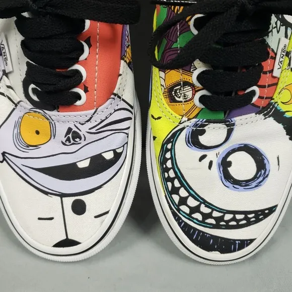 Vans Era Nightmare Before Christmas Shoes Women Size 8 Low Canvas Disney
