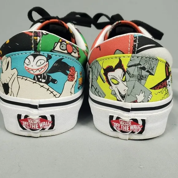 Vans Era Nightmare Before Christmas Shoes Women Size 8 Low Canvas Disney