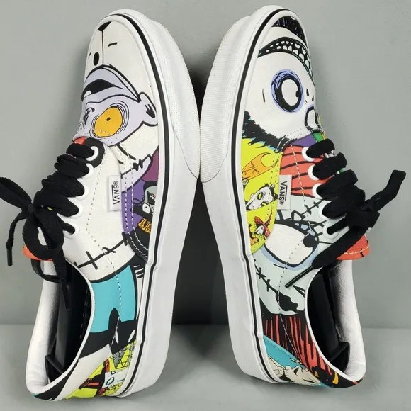Vans Era Nightmare Before Christmas Shoes Women Size 8 Low Canvas Disney