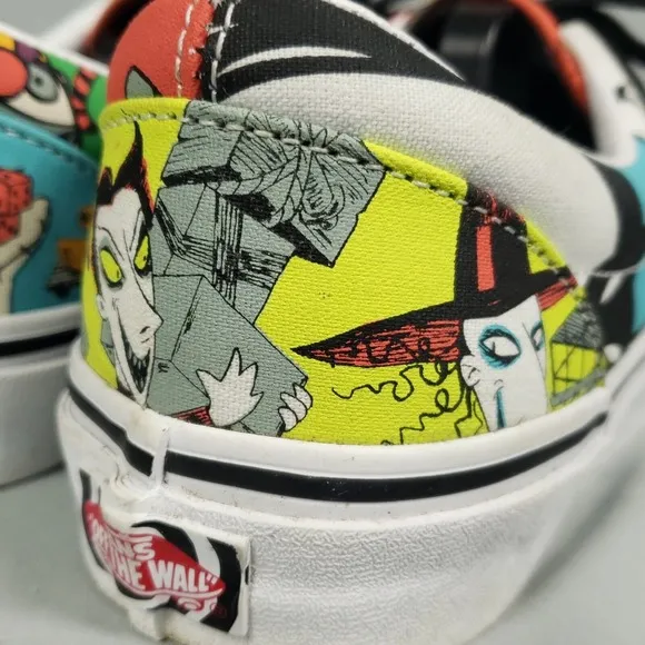 Vans Era Nightmare Before Christmas Shoes Women Size 8 Low Canvas Disney