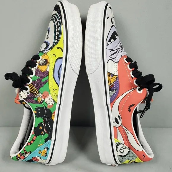 Vans Era Nightmare Before Christmas Shoes Women Size 8 Low Canvas Disney