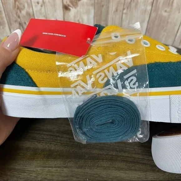 Vans Era Pro Prime Atlantic/Gold Sneaker Size 8.5 Women