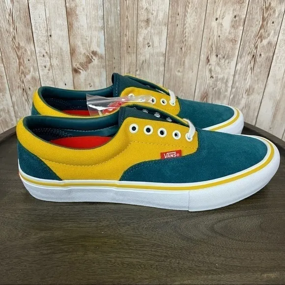 Vans Era Pro Prime Atlantic/Gold Sneaker Size 8.5 Women