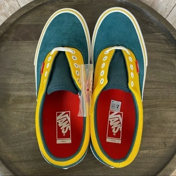Vans Era Pro Prime Atlantic/Gold Sneaker Size 8.5 Women