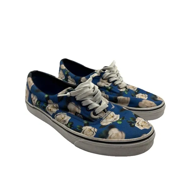VANS Era 'Romantic Floral' Shoes Blue/White/Black Men's US 10M