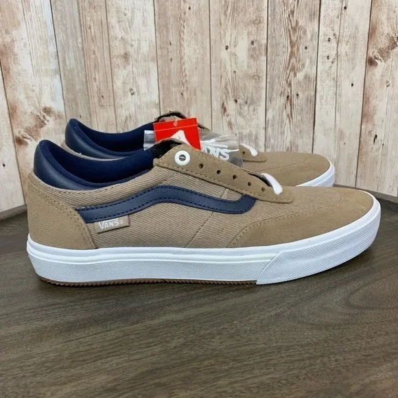 Vans Gilbert Crockett Twill Portabella Dress Blues Sneaker Size 8 Women