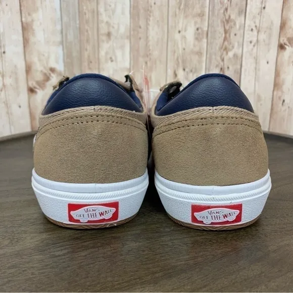 Vans Gilbert Crockett Twill Portabella Dress Blues Sneaker Size 8 Women