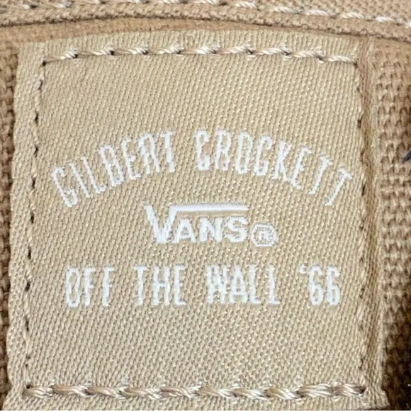 Vans Gilbert Crockett Twill Portabella Dress Blues Sneaker Size 8 Women