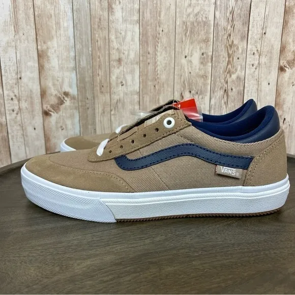 Vans Gilbert Crockett Twill Portabella Dress Blues Sneaker Size 8 Women