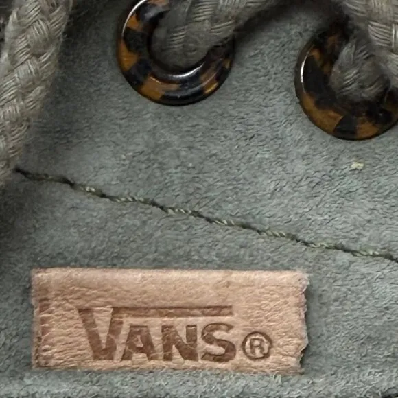 Vans Mens Era 59 Gray Suede Tortoiseshell Eyelet Gum Sole Limited Edition Size 9