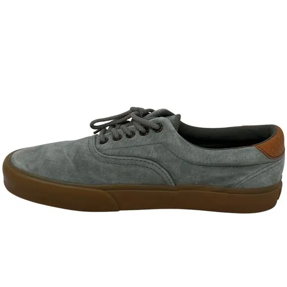 Vans Mens Era 59 Gray Suede Tortoiseshell Eyelet Gum Sole Limited Edition Size 9