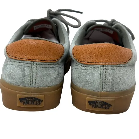 Vans Mens Era 59 Gray Suede Tortoiseshell Eyelet Gum Sole Limited Edition Size 9