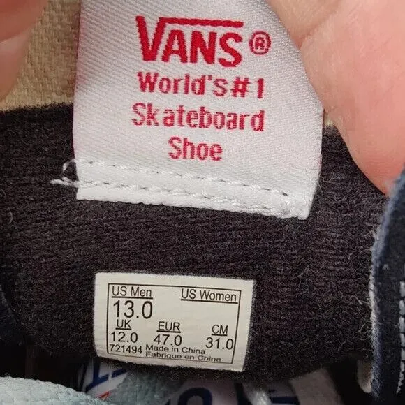 Vans Navy Blue Sneaker Size US 13