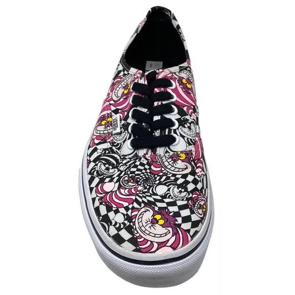 Vans Off The Wall Men X Disney Alice In Wonderlands Cheshire Cat Authentic Shoes
