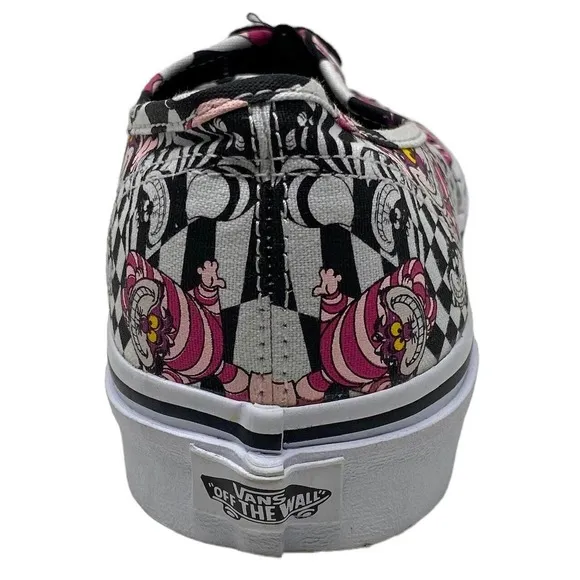 Vans Off The Wall Men X Disney Alice In Wonderlands Cheshire Cat Authentic Shoes
