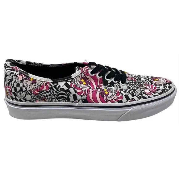 Vans Off The Wall Men X Disney Alice In Wonderlands Cheshire Cat Authentic Shoes
