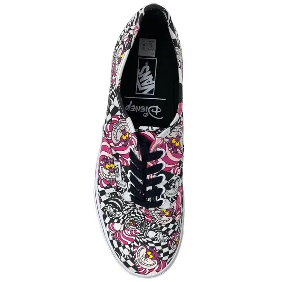 Vans Off The Wall Men X Disney Alice In Wonderlands Cheshire Cat Authentic Shoes
