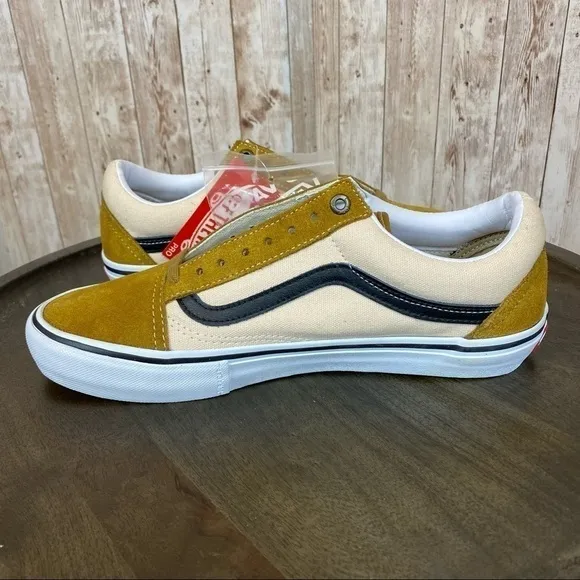 Vans Old Skool Pro Cumin/Black Skate Shoe Size 9.5 Women