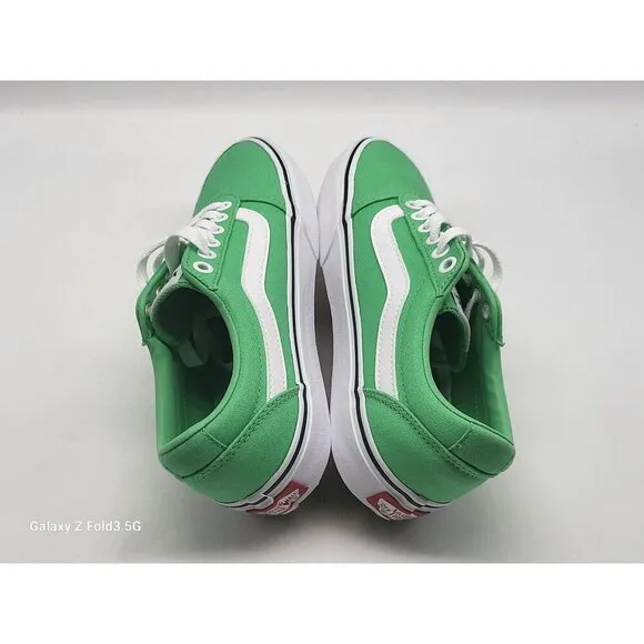 Vans Old Skool Skate Sneaker Shoes Womens Size 6 VN0A5HTMJBV Canvas Green
