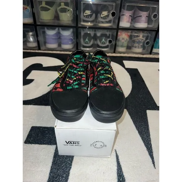 Vans Old Skool x A Tribe Called Quest Unisex Sneakers Black Size 5