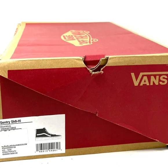 VANS Sentry Sk8-Hi WC Sneakers Women Skate Shoes Black Suede Canvas VN0A5KY5BA2