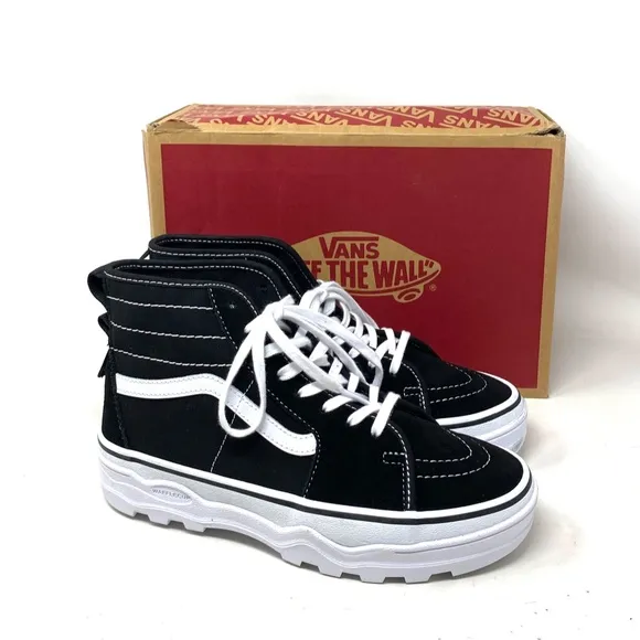 VANS Sentry Sk8-Hi WC Sneakers Women Skate Shoes Black Suede Canvas VN0A5KY5BA2