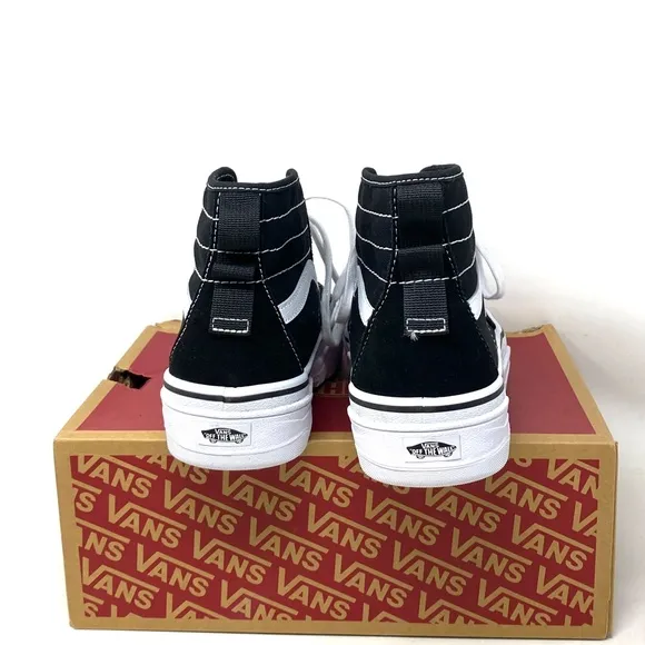 VANS Sentry Sk8-Hi WC Sneakers Women Skate Shoes Black Suede Canvas VN0A5KY5BA2