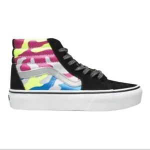 Vans Sk8-Hi Platform 2 After Dark Camo/True White Sneakers Size 7.5 Women