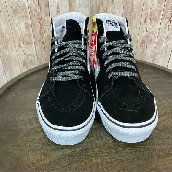 Vans Sk8-Hi Platform 2 After Dark Camo/True White Sneakers Size 7.5 Women